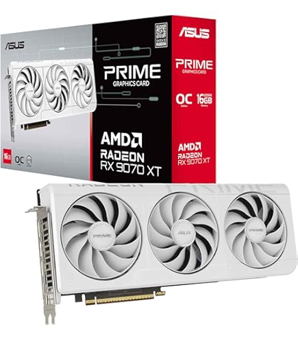 Amazon.com: XFX Quicksilver AMD Radeon RX 9070XT White Gaming